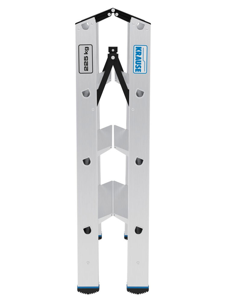 KRAUSE Stabilo schodki dwustronne składane 2x4 stopnie 225 kg